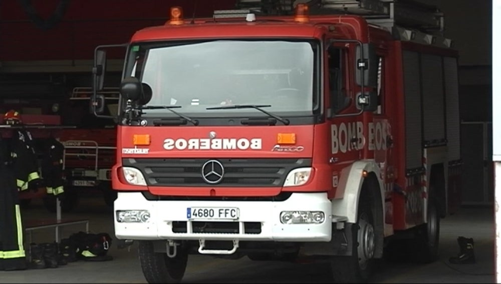 Vehículo del parque de bomberos de Gijón