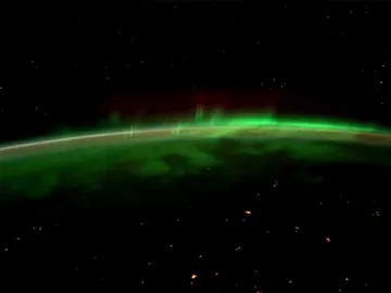 Aurora Boreal sobre el planeta Aurora Boreal sobre el planeta