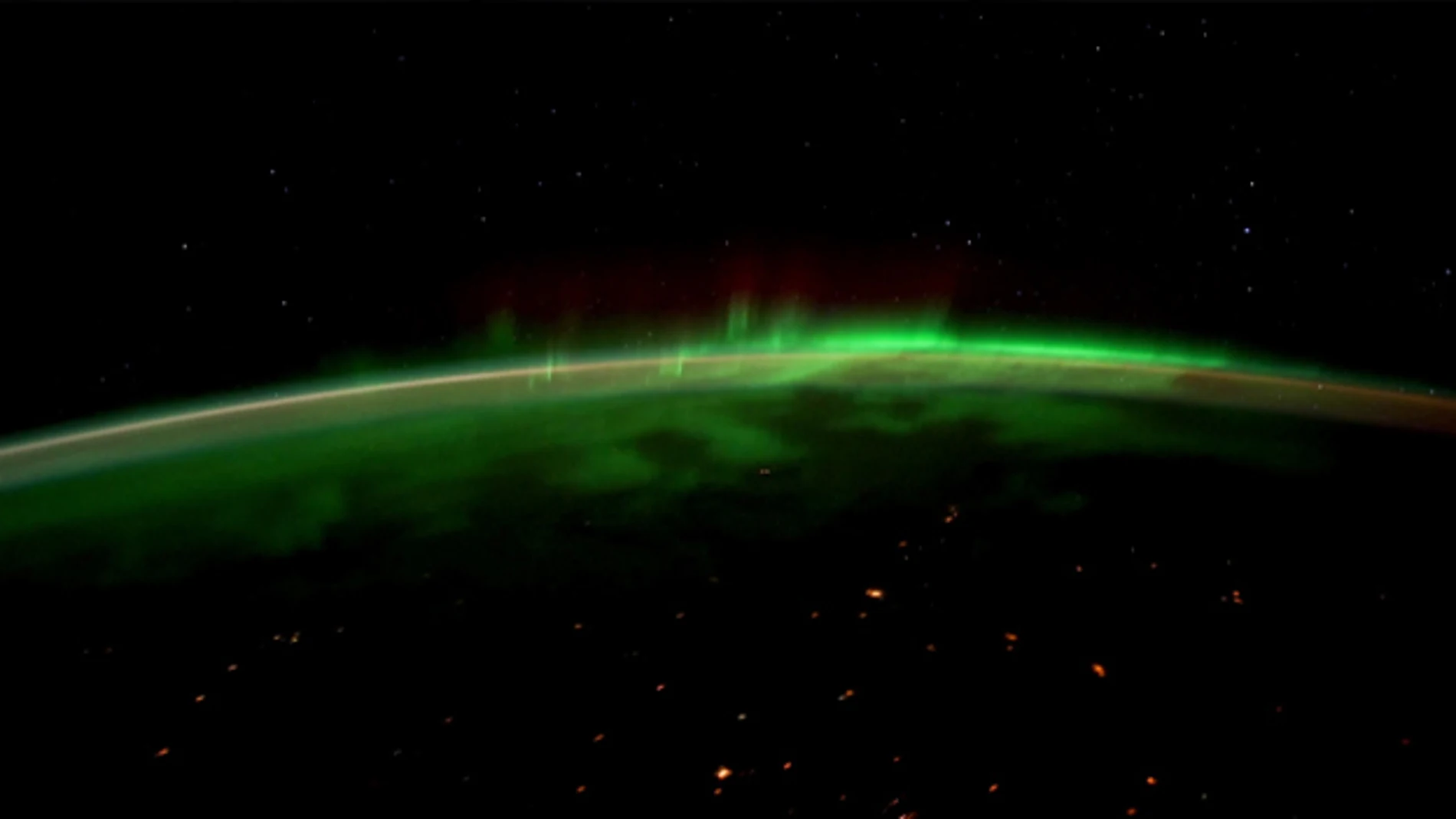 Aurora Boreal sobre el planeta