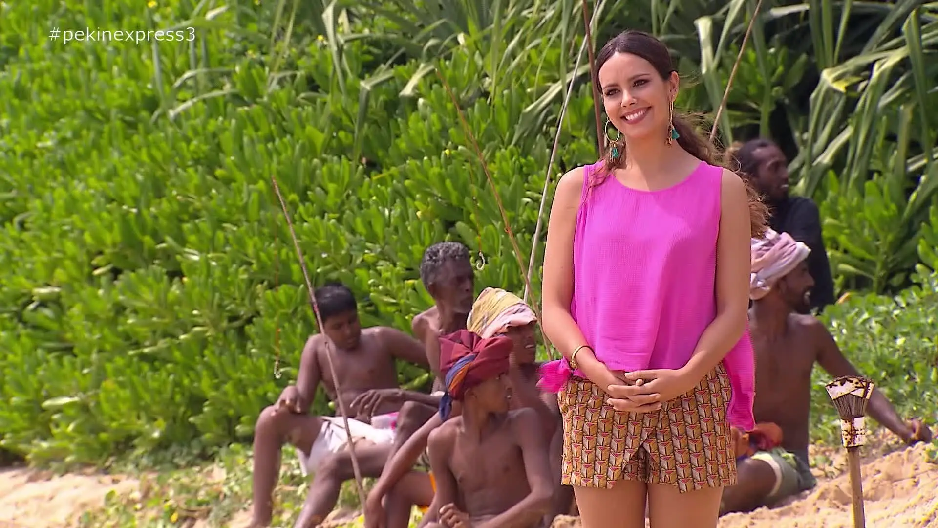 Cristina Pedroche en la costa de Sri Lanka