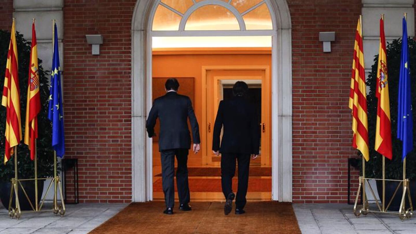 Mariano Rajoy y Carles Puigdemont