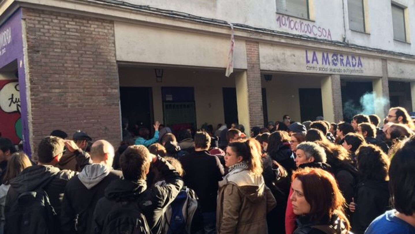 Desalojo del centro social okupado 'La Morada'