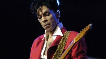 El cantante Prince, durante un concierto