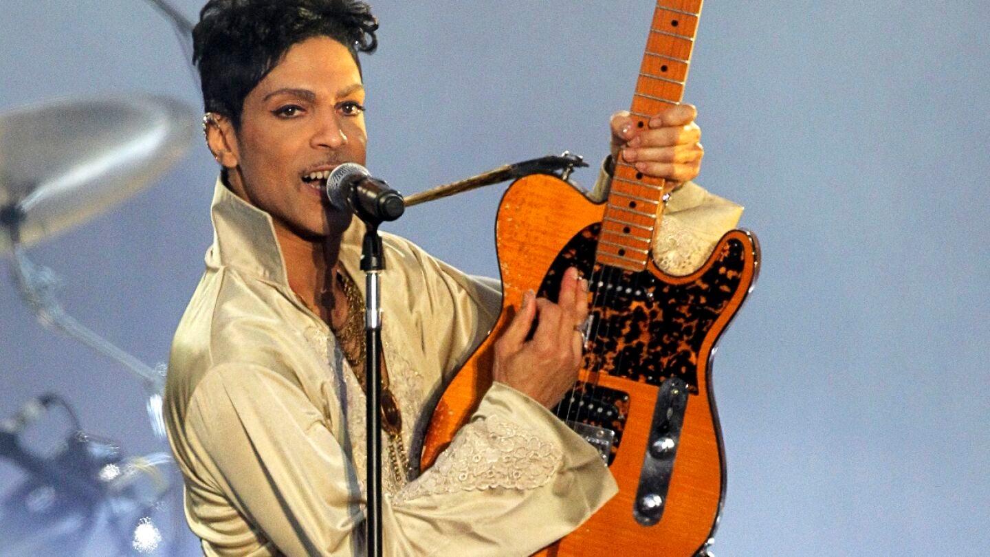 Prince en una actuaci&oacute;n en Reino Unido en 2007