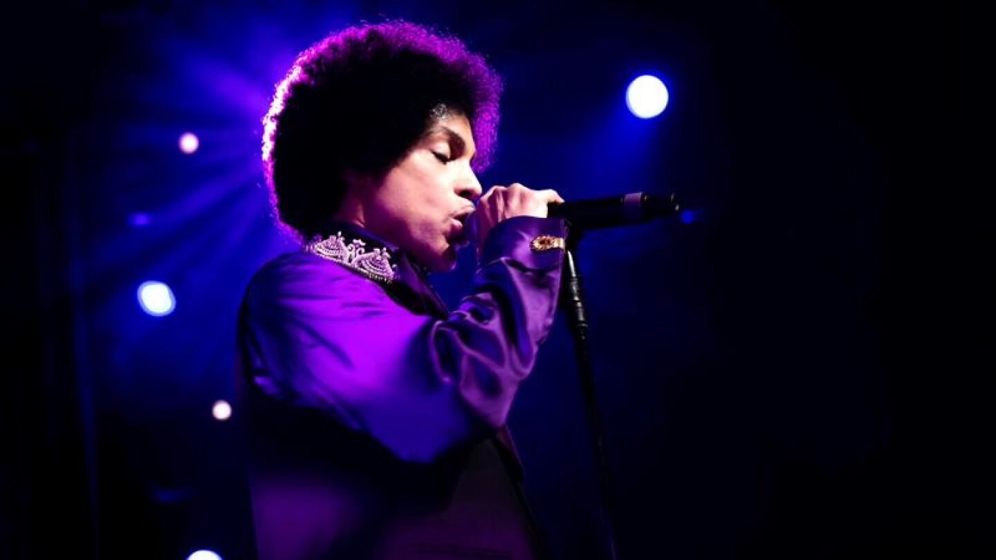 Prince en una actuaci&oacute;n