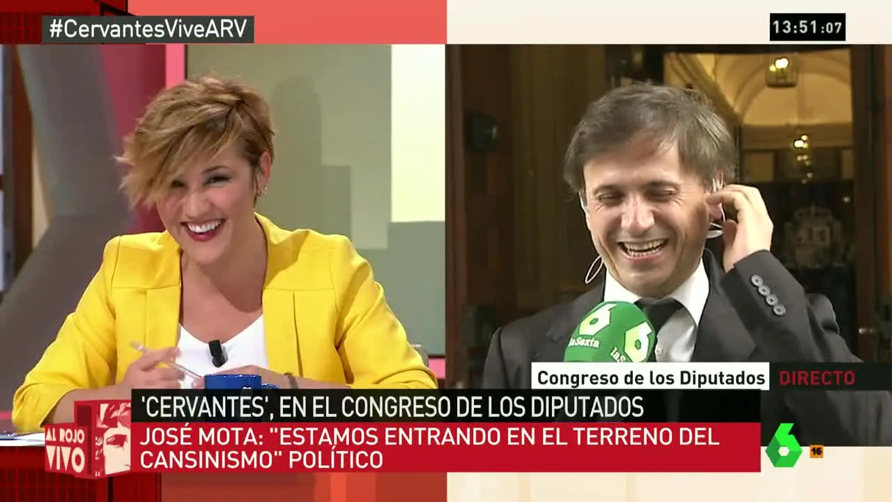 Cristina Pardo y José Mota