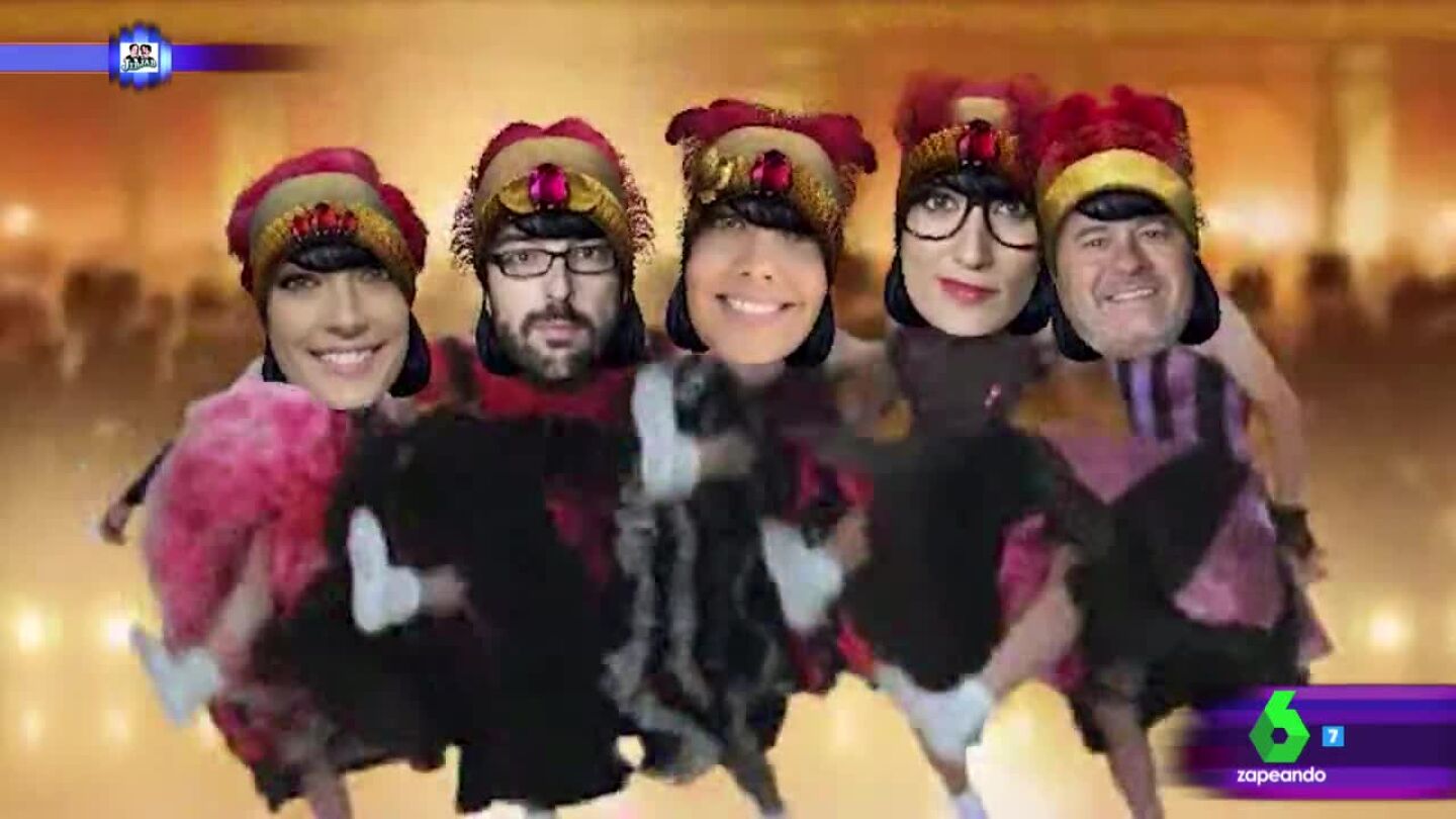 los zapeadores bailan el can can