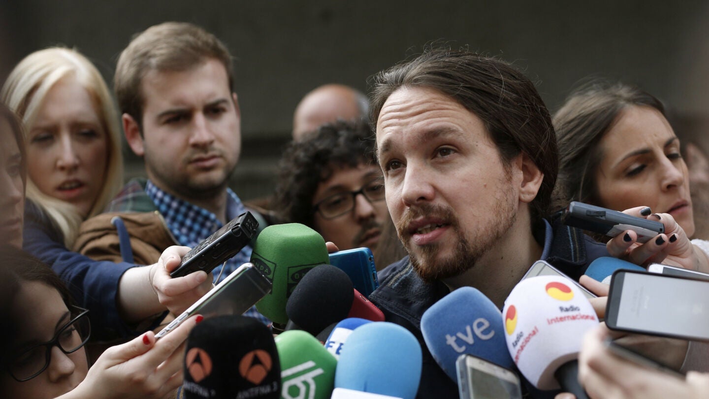El l&iacute;der de Podemos, Pablo Iglesias