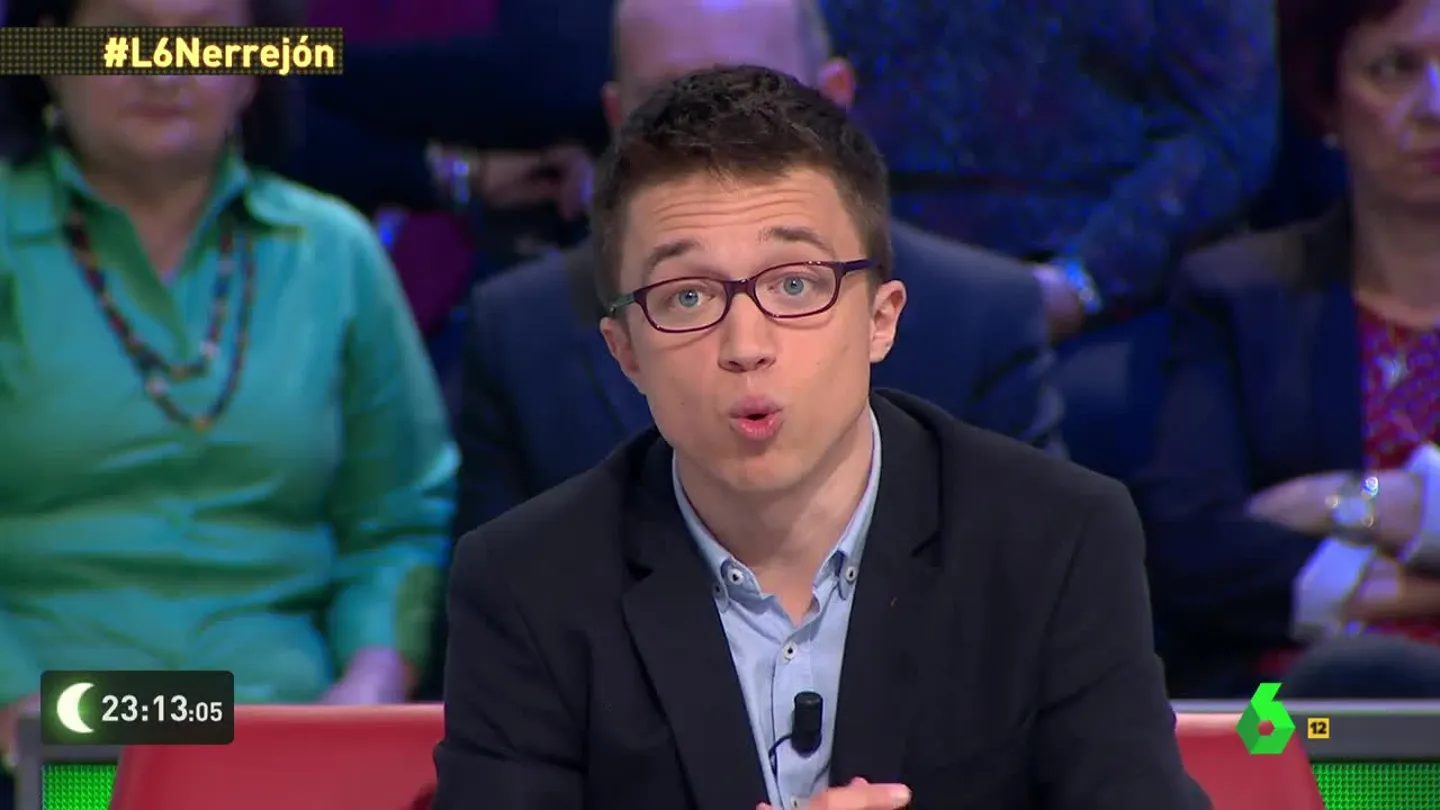 Íñigo Errejón, en laSexta Noche Íñigo Errejón, en laSexta Noche
