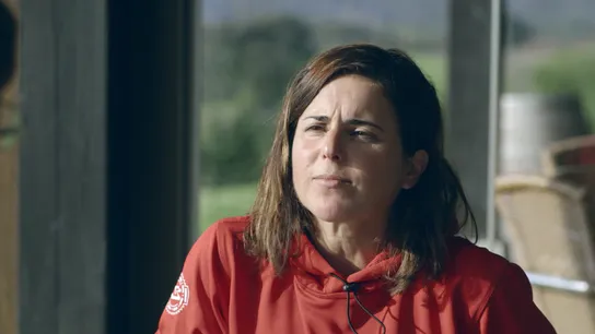 Jordi Évole entrevista a la triatleta vasca Virginia Berasategi Jordi Évole entrevista a la triatleta vasca Virginia Berasategi