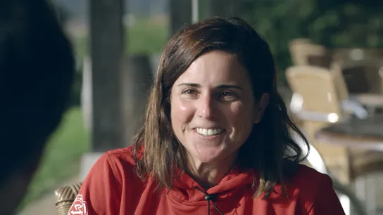 Jordi Évole entrevista a la triatleta vasca Virginia Berasategi Jordi Évole entrevista a la triatleta vasca Virginia Berasategi