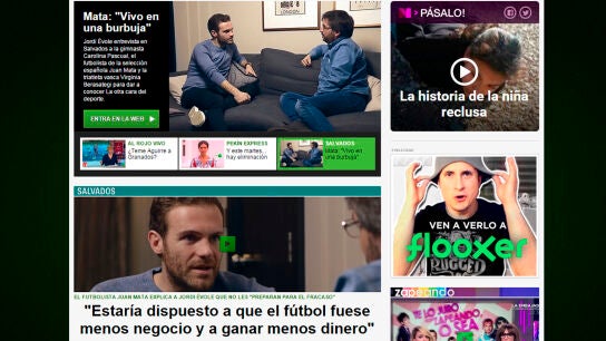 laSexta.com, web de TV que m&aacute;s crece respecto a marzo de 2015