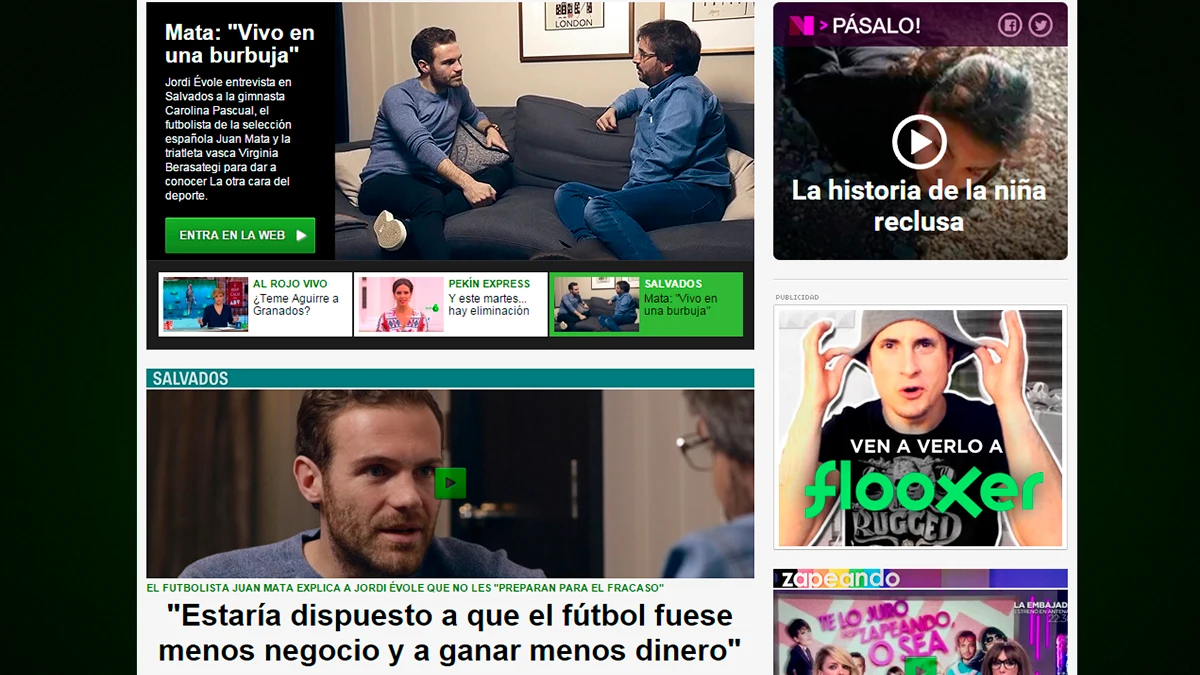 laSexta.com, web de TV que más crece respecto a marzo de 2015