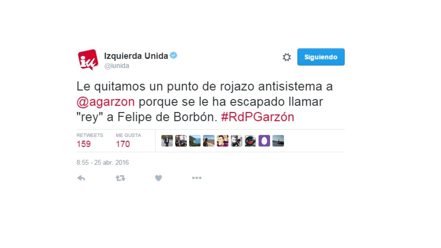 Tuit de Izquierda Unida