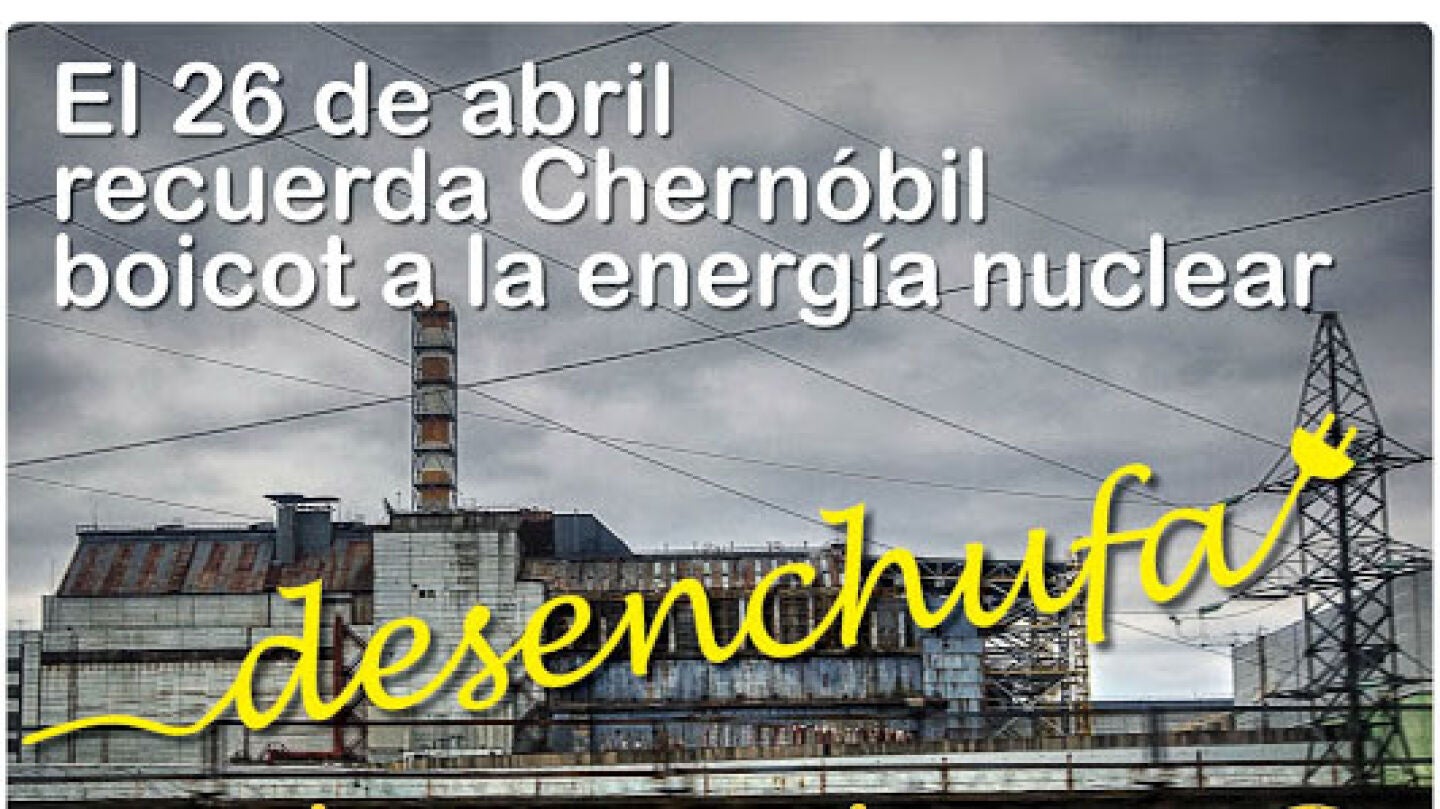 Cartel promocional de la campa&ntilde;a Desench&uacute;fate