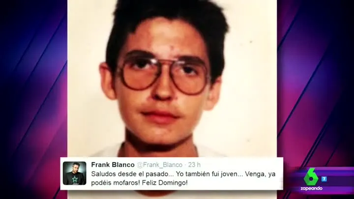 La foto del pasado adolescente de Frank Blanco La foto del pasado adolescente de Frank Blanco
