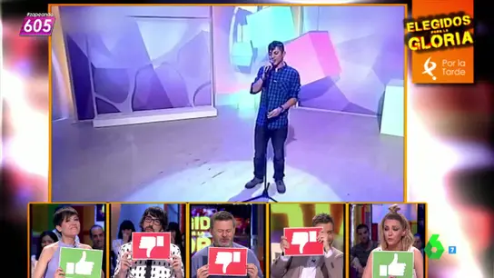 Miki Nadal al oír cantar al candidato de Cristina Pedroche Miki Nadal al oír cantar al candidato de Cristina Pedroche