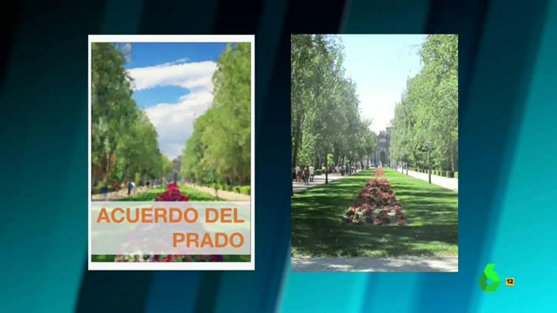 El acuerdo del Prado con una foto del Retiro