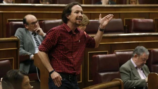 Pablo Iglesias en el Congreso de los Diputados Pablo Iglesias en el Congreso de los Diputados