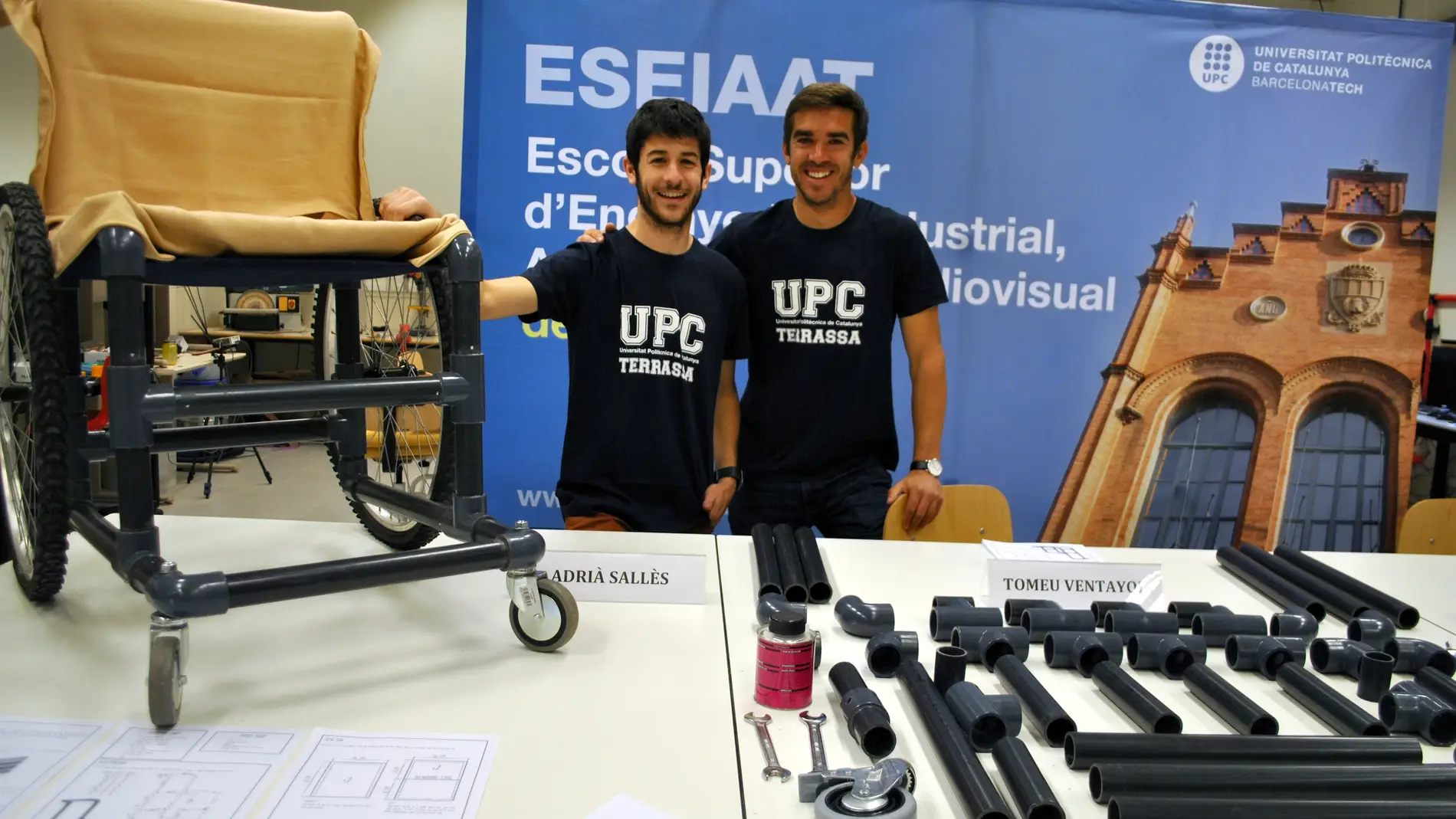 Los estudiantes Adrià Sallés y Bernat Vi