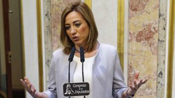 Carme Chacón, en el Congreso