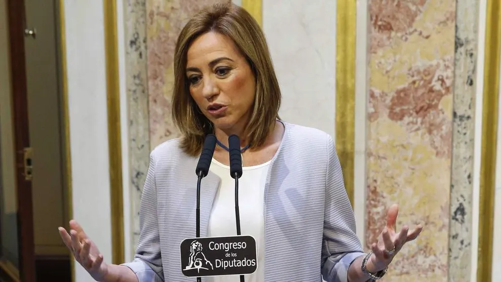 Carme Chacón, en el Congreso