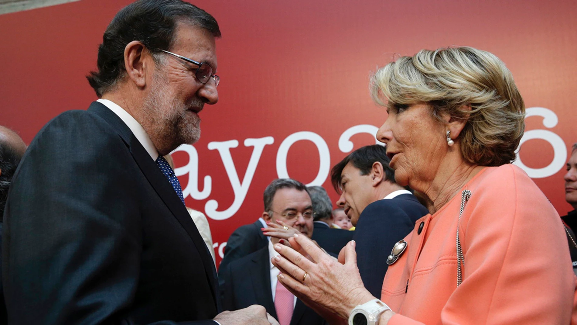 Mariano Rajoy y Esperanza Aguirre