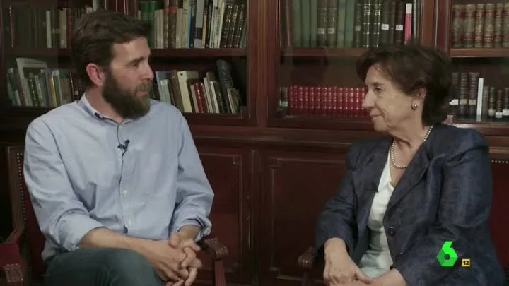 Gonzo, junto a la presidenta de la APM