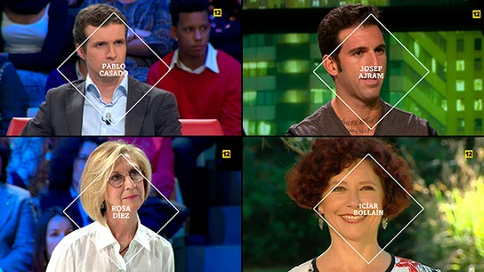 Casado, Ajram, Díez y Bollaín en laSexta Noche Casado, Ajram, Díez y Bollaín en laSexta Noche