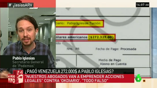 Pablo Iglesias en ARV Pablo Iglesias en ARV