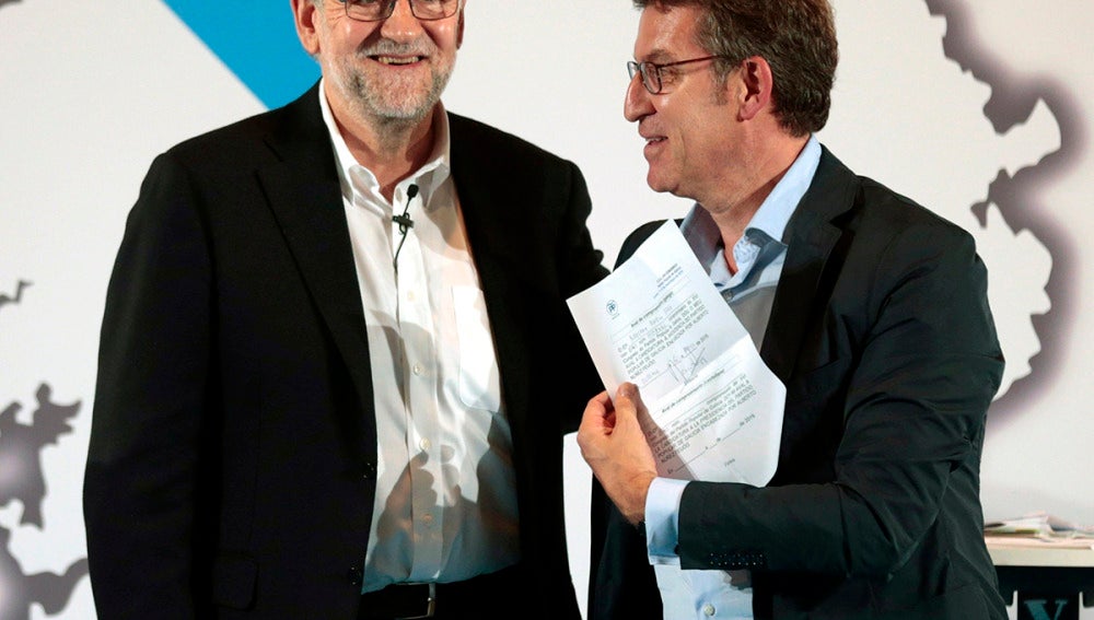 Mariano Rajoy y Núñez Feijóo