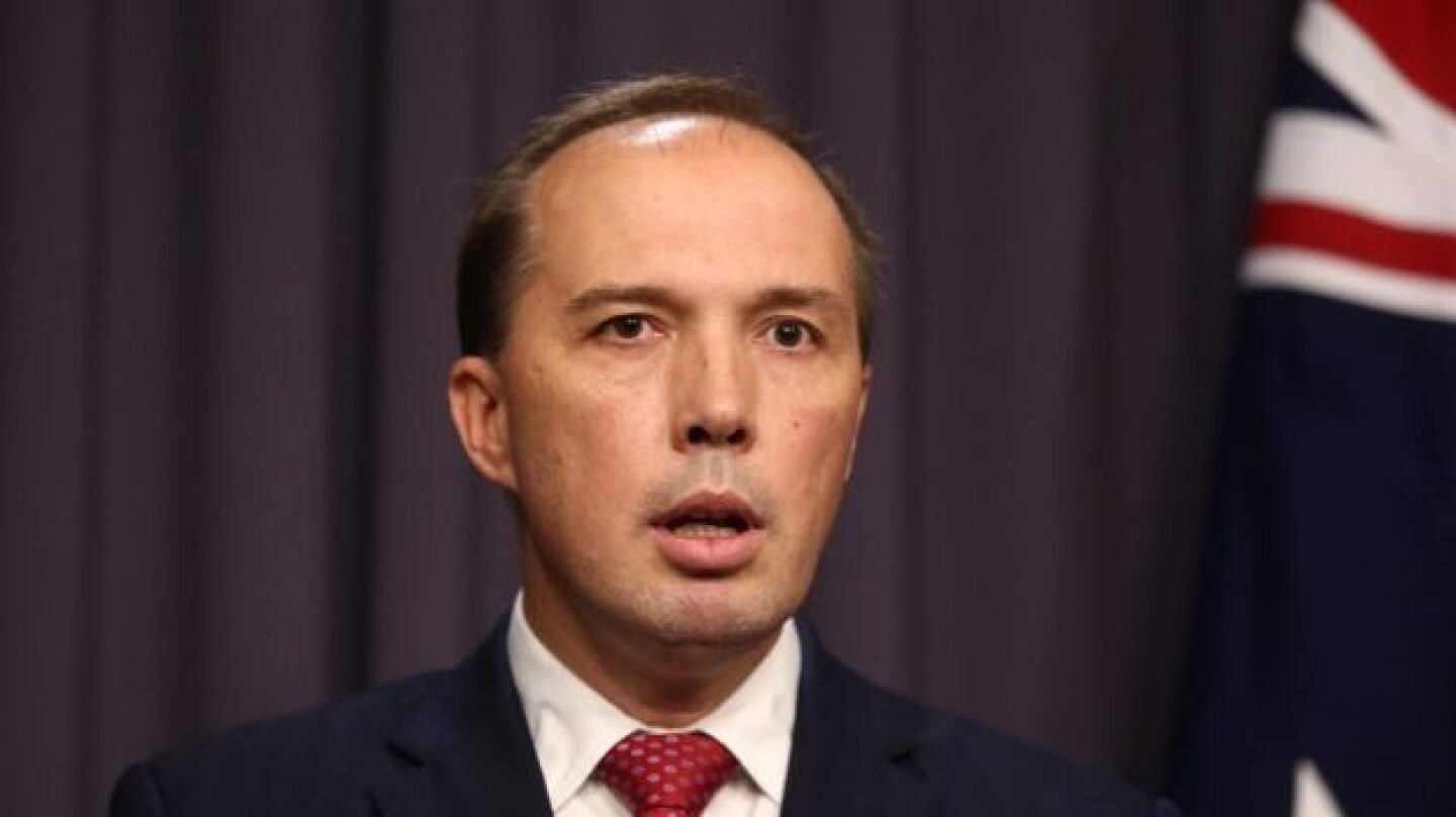 Peter Dutton, ministro de Inmigraci&oacute;n australiano