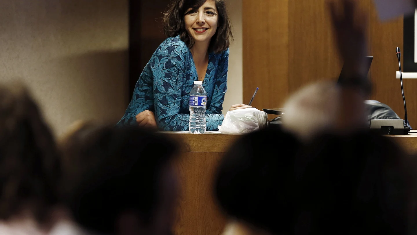 La secretaria general de Podemos en Navarra Laura Pérez La secretaria general de Podemos en Navarra Laura Pérez