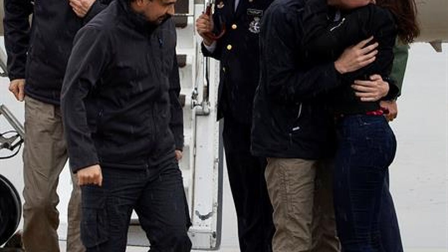 Liberados tres periodistas espa&ntilde;oles