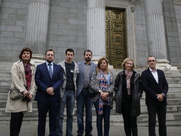Podemos y C's, reunidos con la Plataforma contra la Corrupción Podemos y C's, reunidos con la Plataforma contra la Corrupción