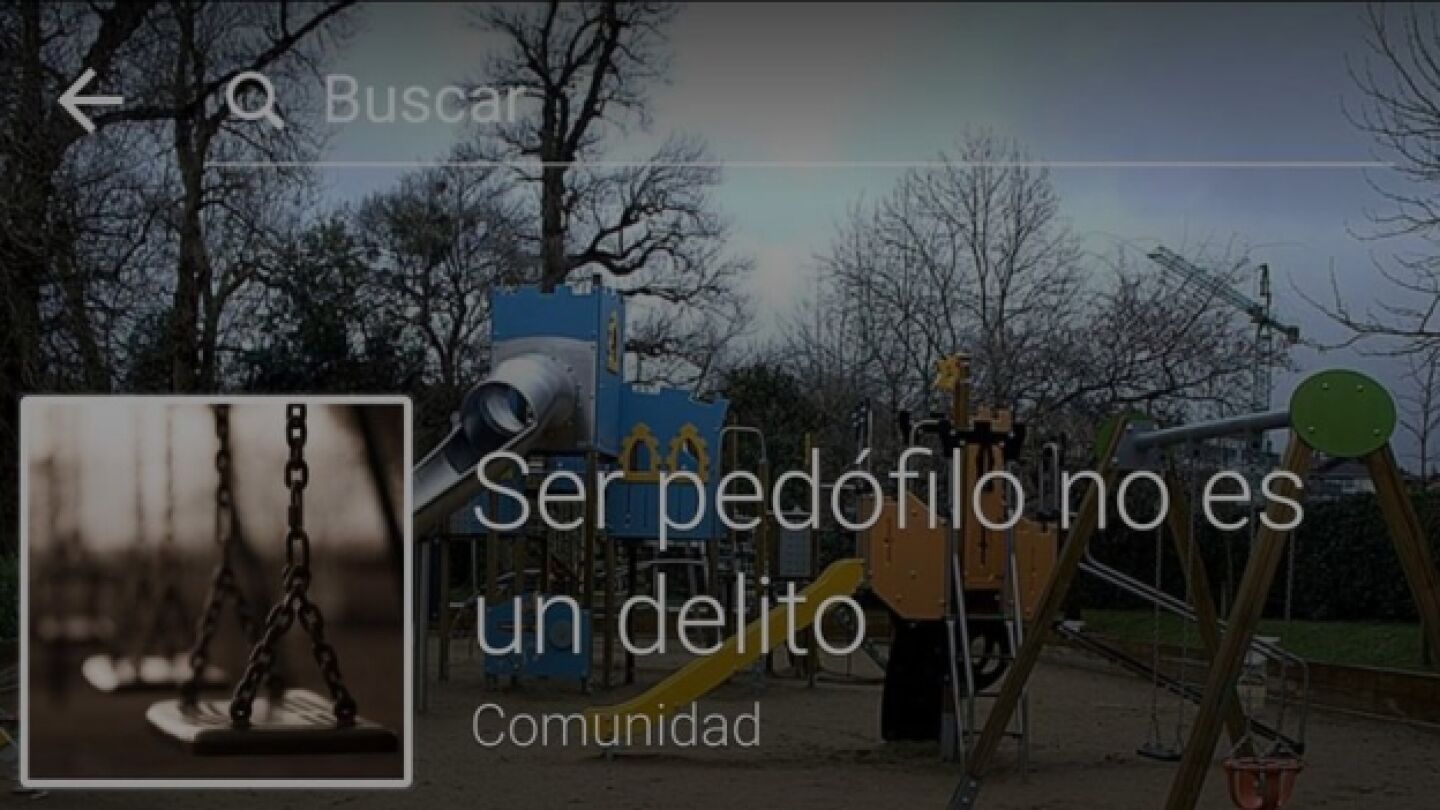 Imagen de la p&aacute;gina ser ped&oacute;filo no es un delito
