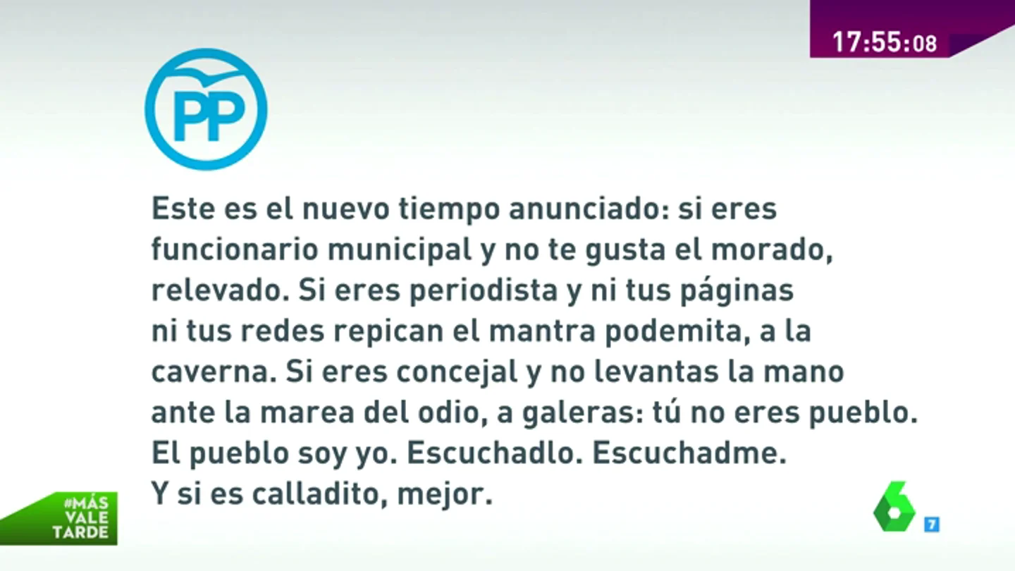 Carta del PP a Kichi Carta del PP a Kichi