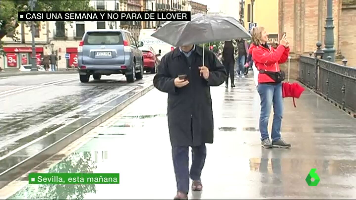 Lluvia en Sevilla