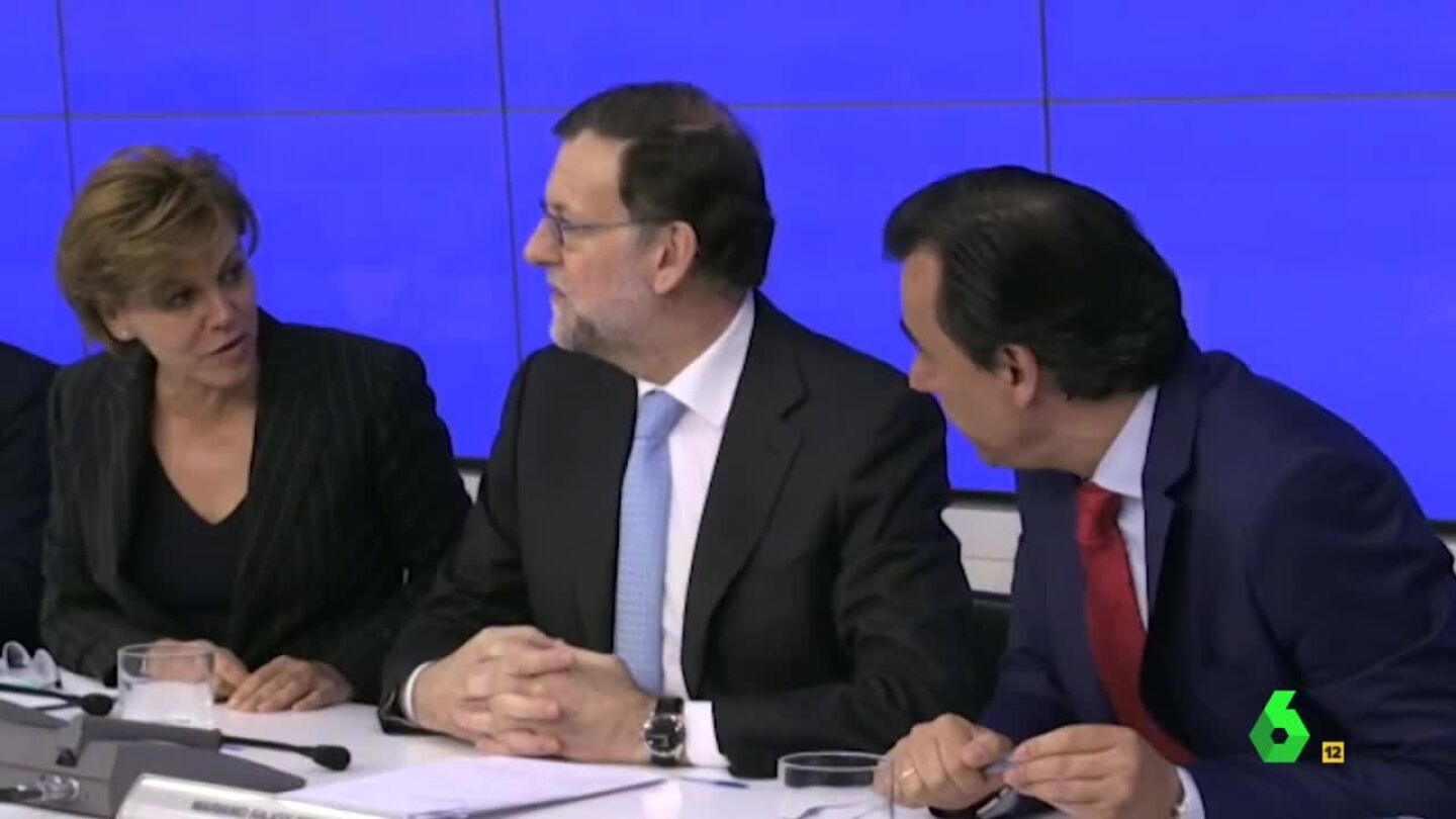 Mar&iacute;a Dolores de Cospedal y Mariano Rajoy
