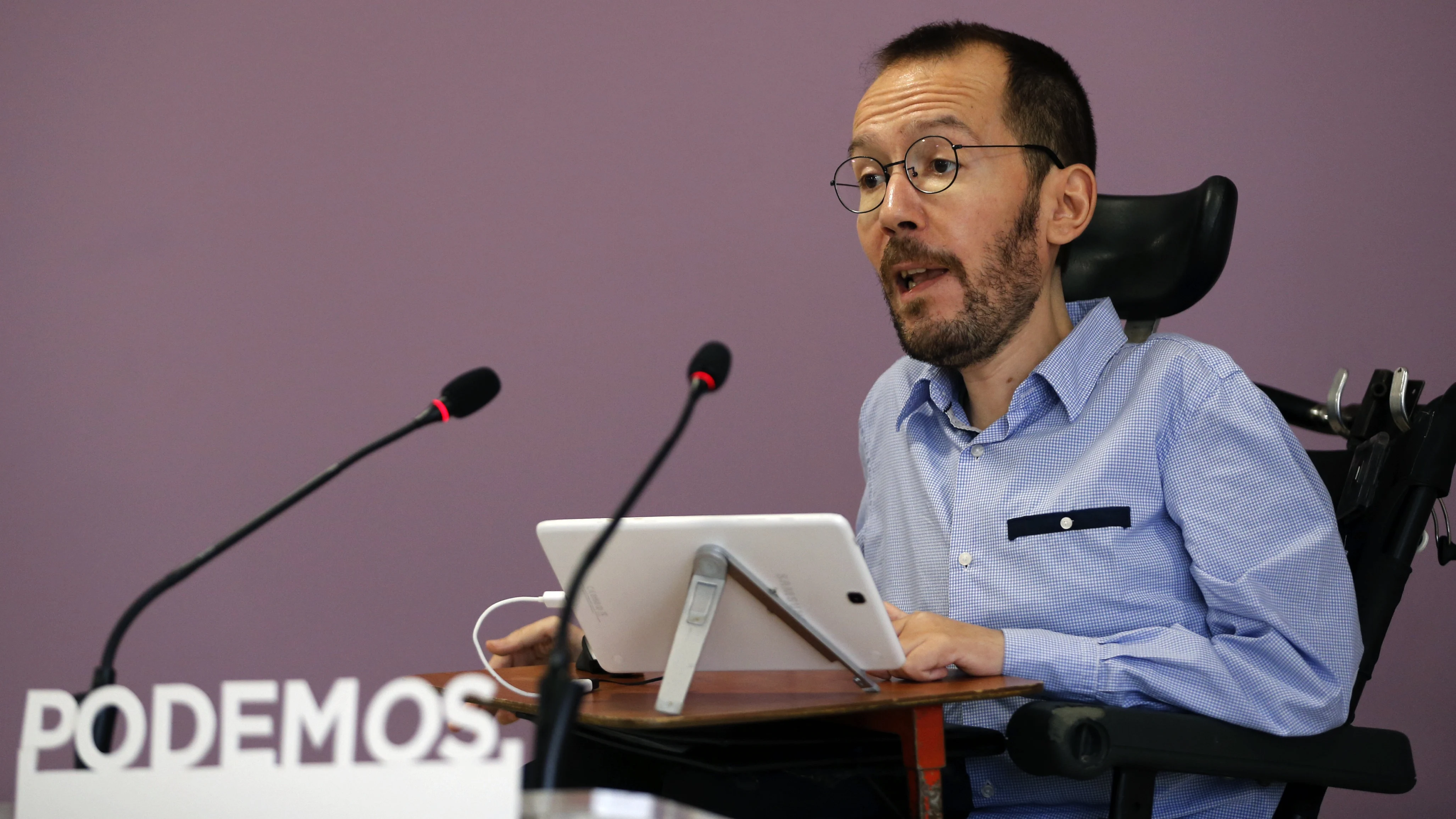 Pablo Echenique, secretario de Organización de Podemos