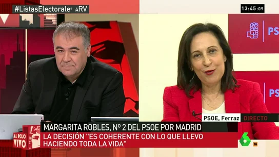 Margarita Robles en ARV Margarita Robles en ARV