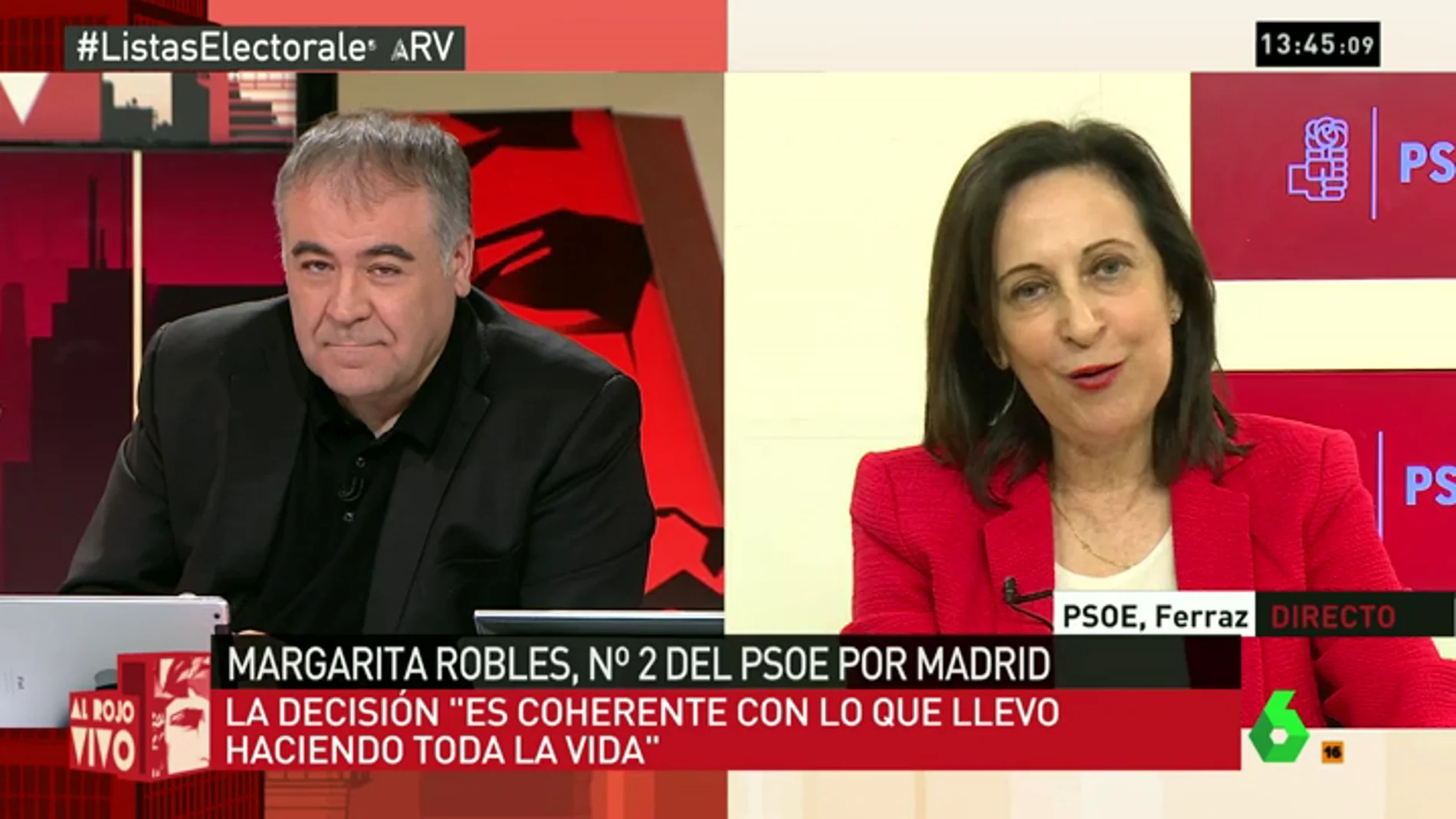 Margarita Robles en ARV