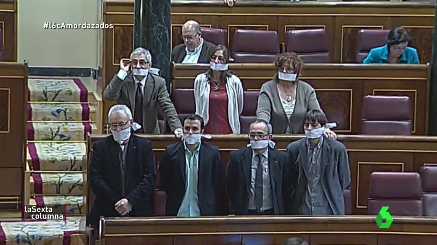 Representaci&oacute;n de la ley mordaza