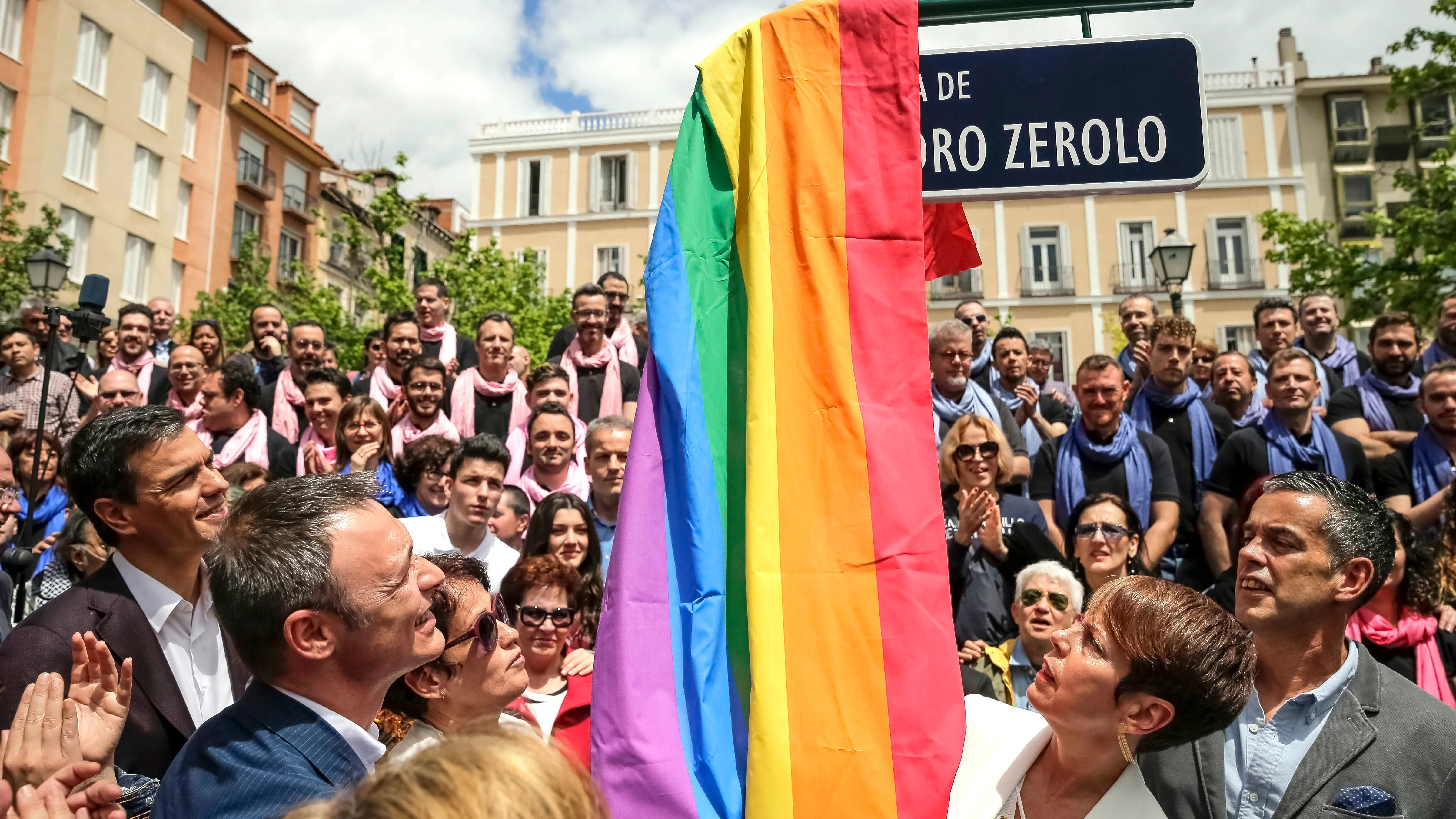 Inauguración de la plaza de Pedro Zerolo