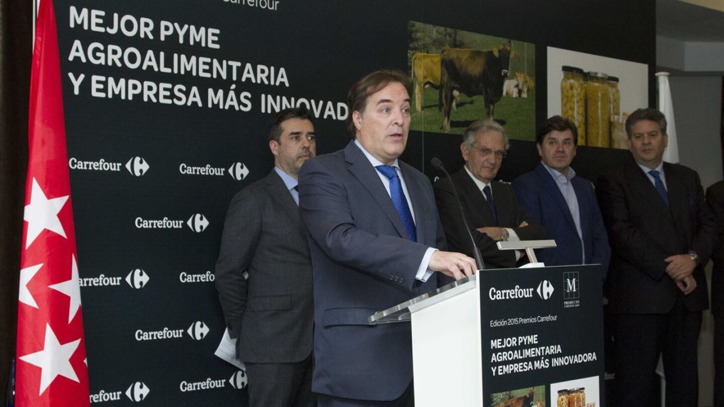 Gonz&aacute;lez Taboada, durante los premios Carrefour