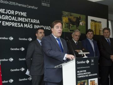 González Taboada, durante los premios Carrefour González Taboada, durante los premios Carrefour