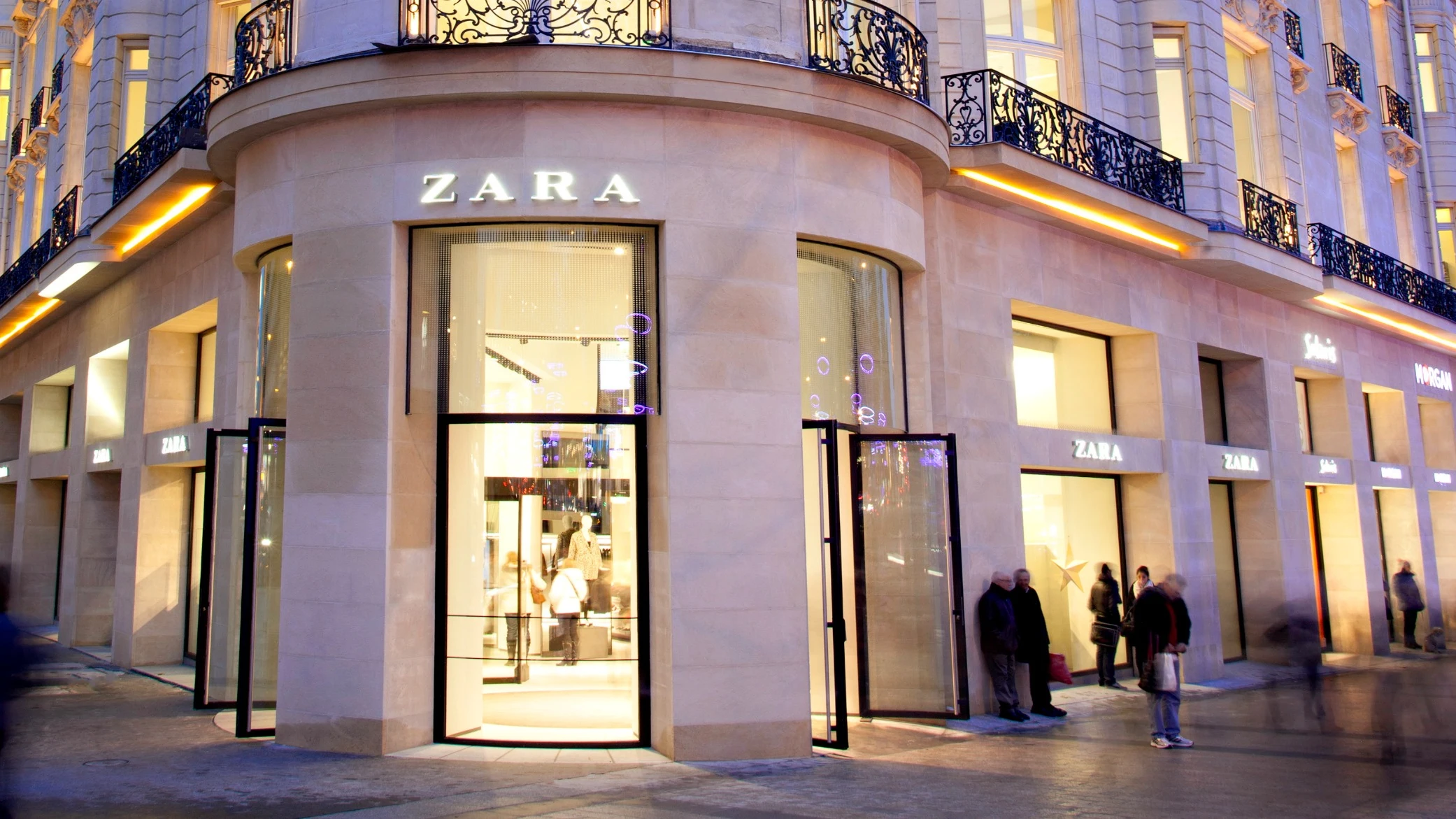 Una tienda de Zara