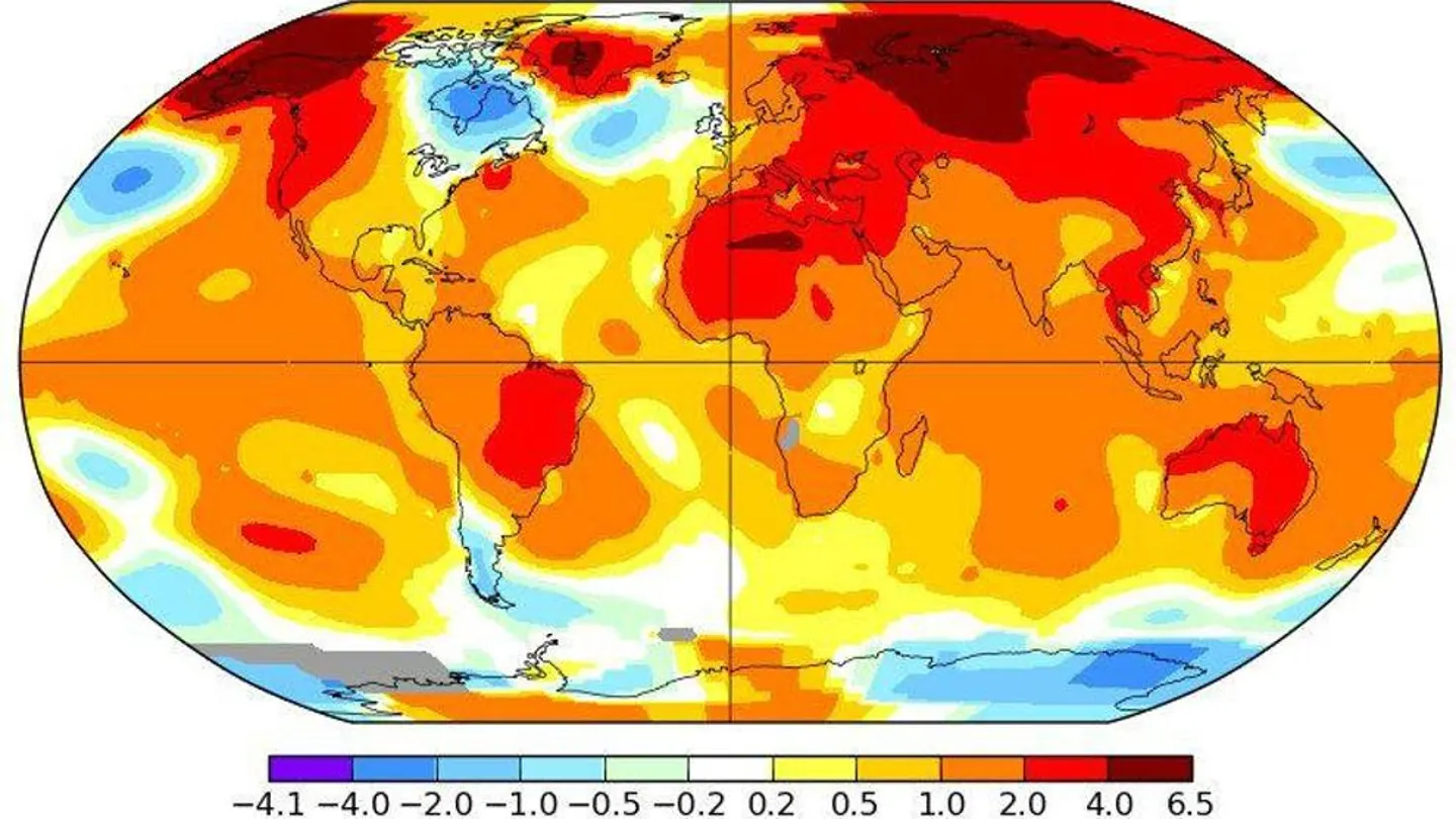 Temperaturas globales de la Tierra en abril de 2016 Temperaturas globales de la Tierra en abril de 2016
