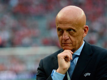El exárbitro Pierluigi Collina El exárbitro Pierluigi Collina