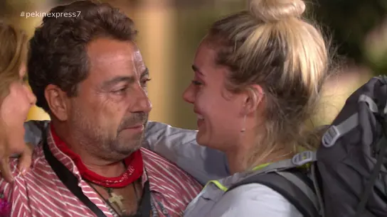 El abrazo de Priscila a Pepe El abrazo de Priscila a Pepe